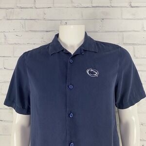 Tommy Bahama Shirt Men's Small Hawaiian Shirt Penn State Nittany Lions NCAA